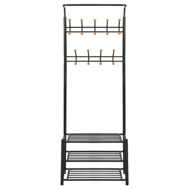 Kledingrek Met Schoenenopberger 68X32X182,5 Cm