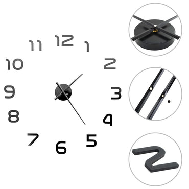 3D-Wandklok 100 Cm Xxl Modern
