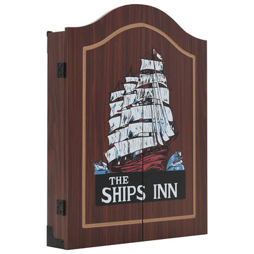 Dartbord Professioneel Met Kast En 6 Darts Sisal