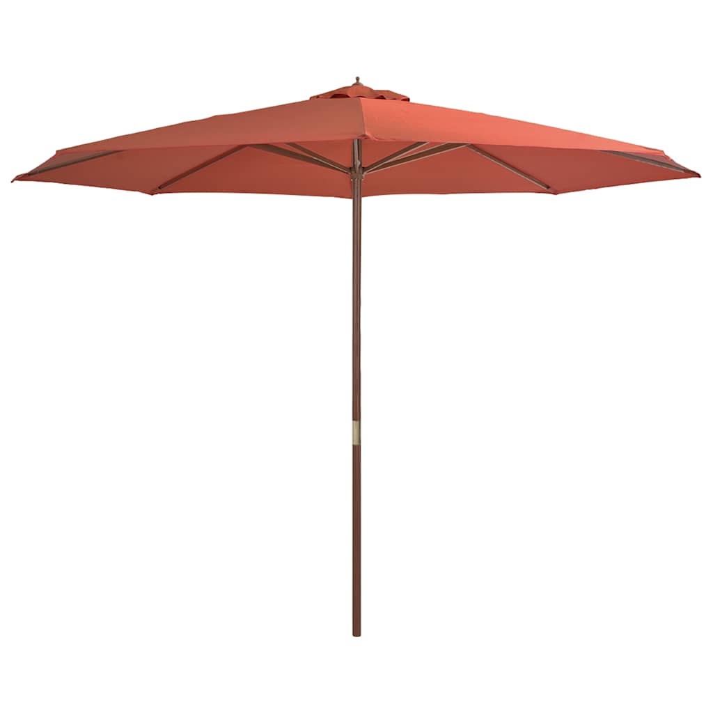 Parasol Met Houten Paal 350 Cm