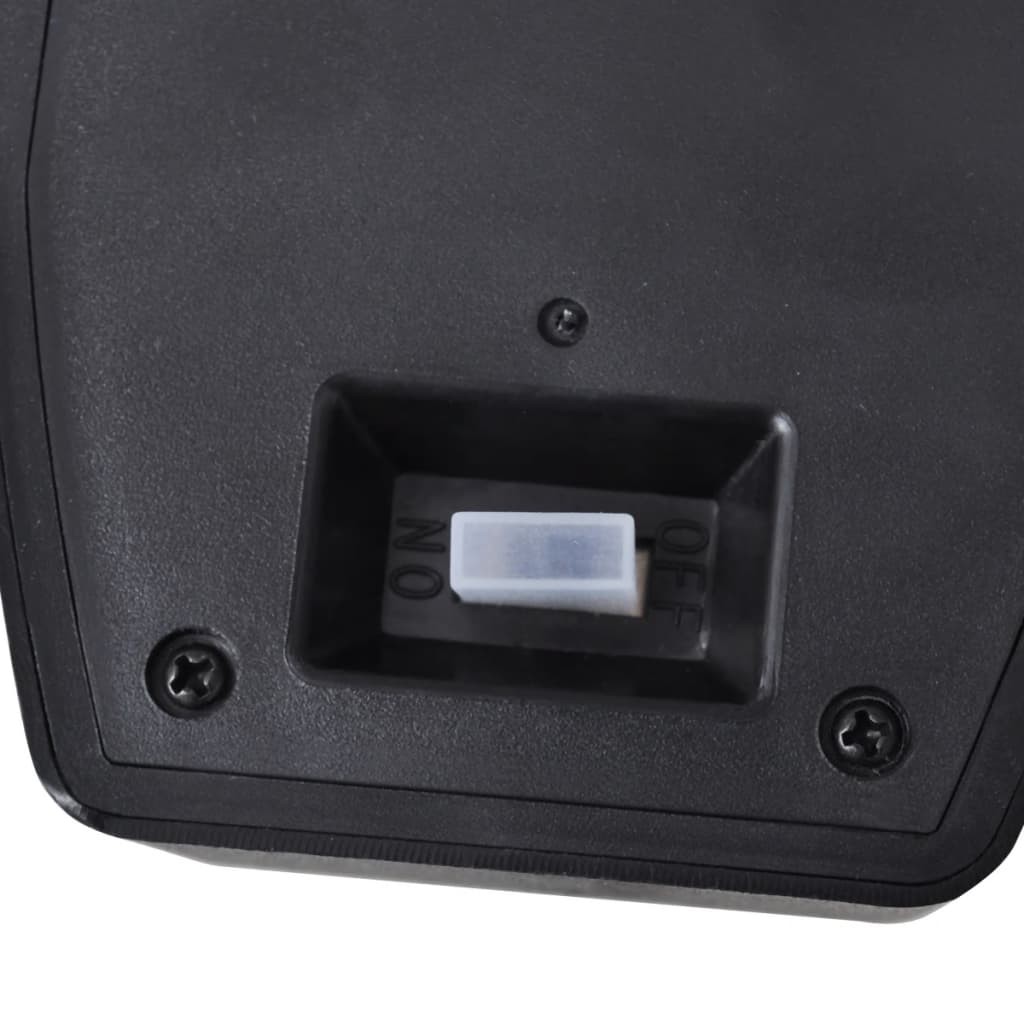 Wandlamp Solar Met Bewegingsensor 2 St Zwart