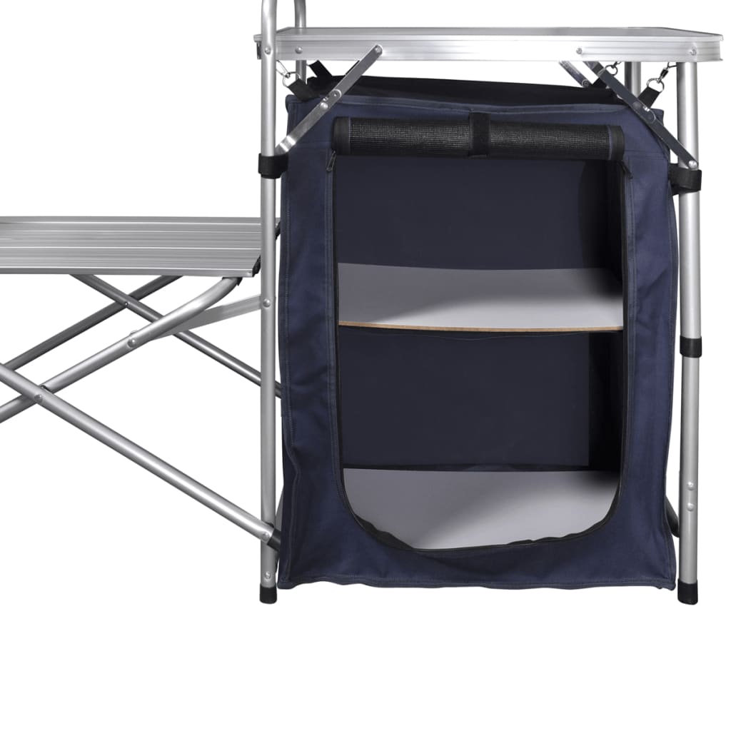 Campingkeuken Inklapbaar Met Windscherm Aluminium