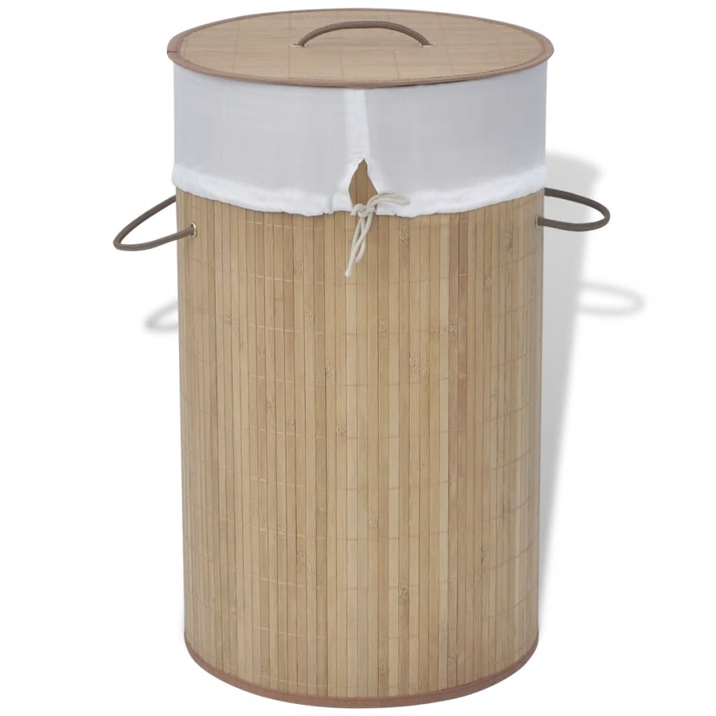 Wasmand Rond Bamboe