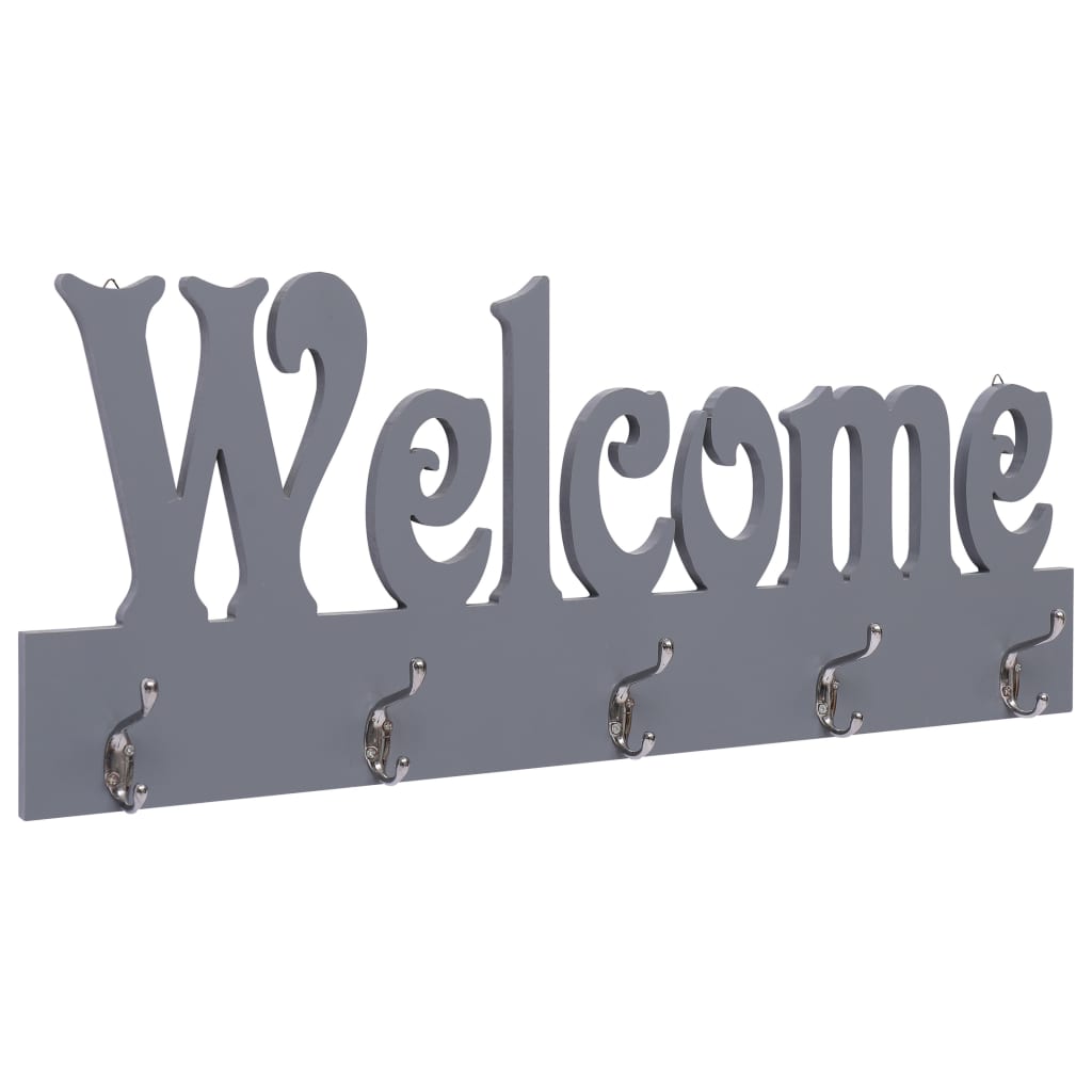 Wandkapstok Welcome 74X29,5 Cm Wit