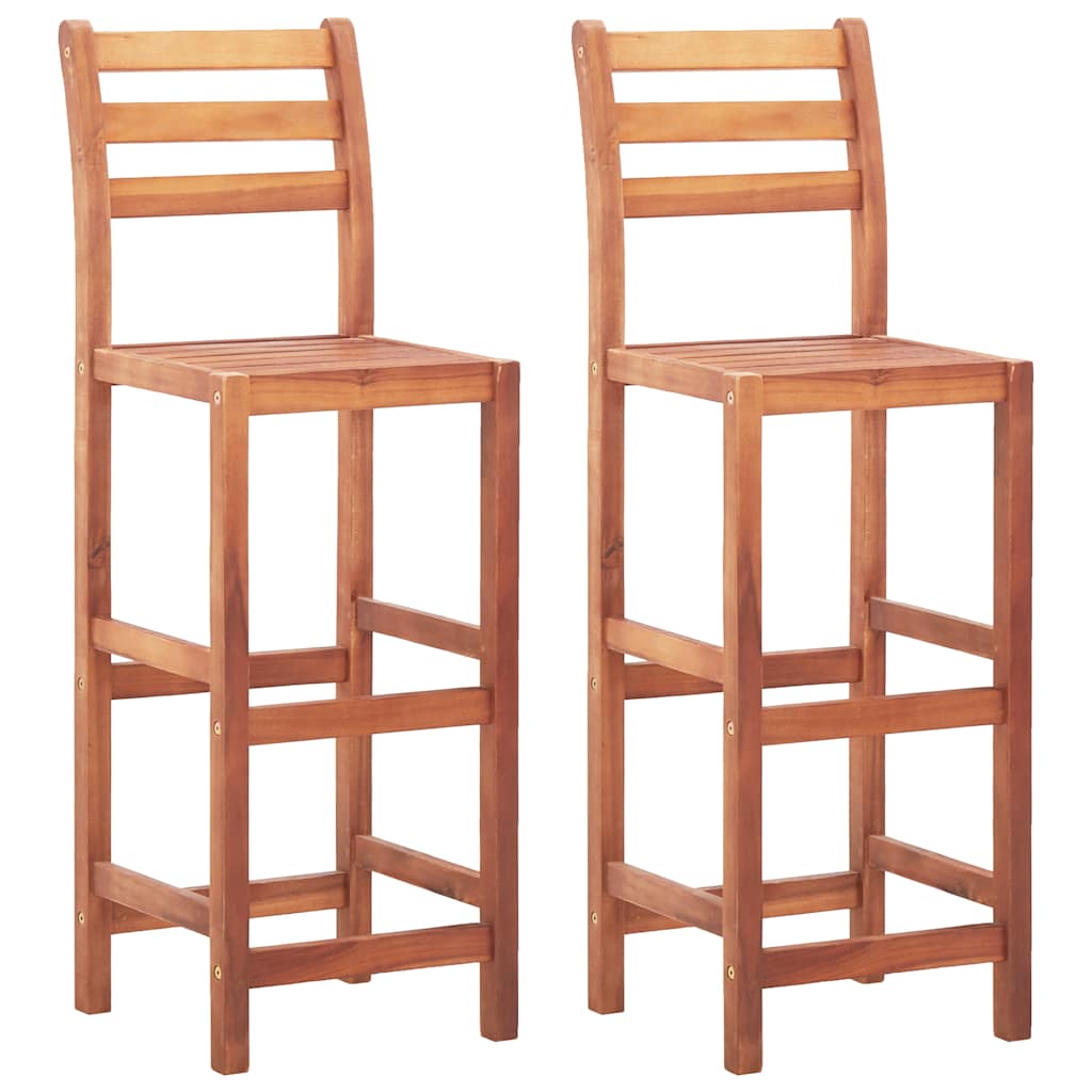 Barstoelen Massief Acaciahout