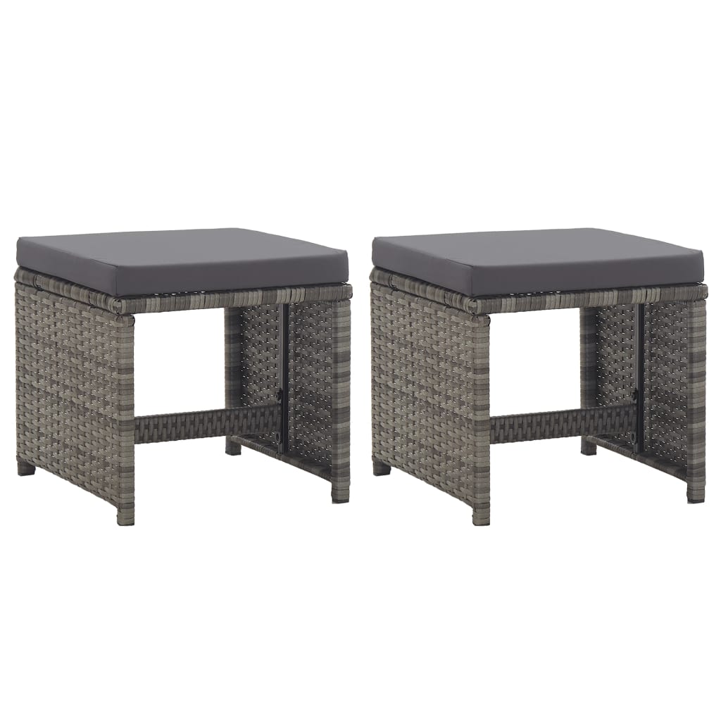 Tuinkrukken Met Kussens Poly Rattan