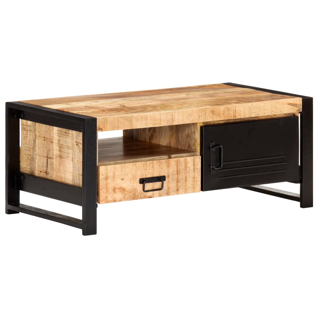 Salontafel 100X50X40 Cm Ruw Mangohout