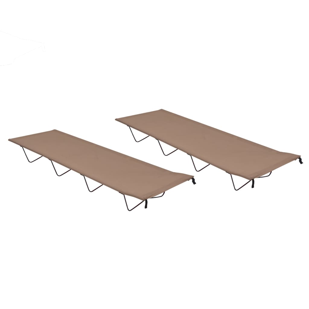 Campingbed 180X60X19 Cm Oxford Stof En Staal