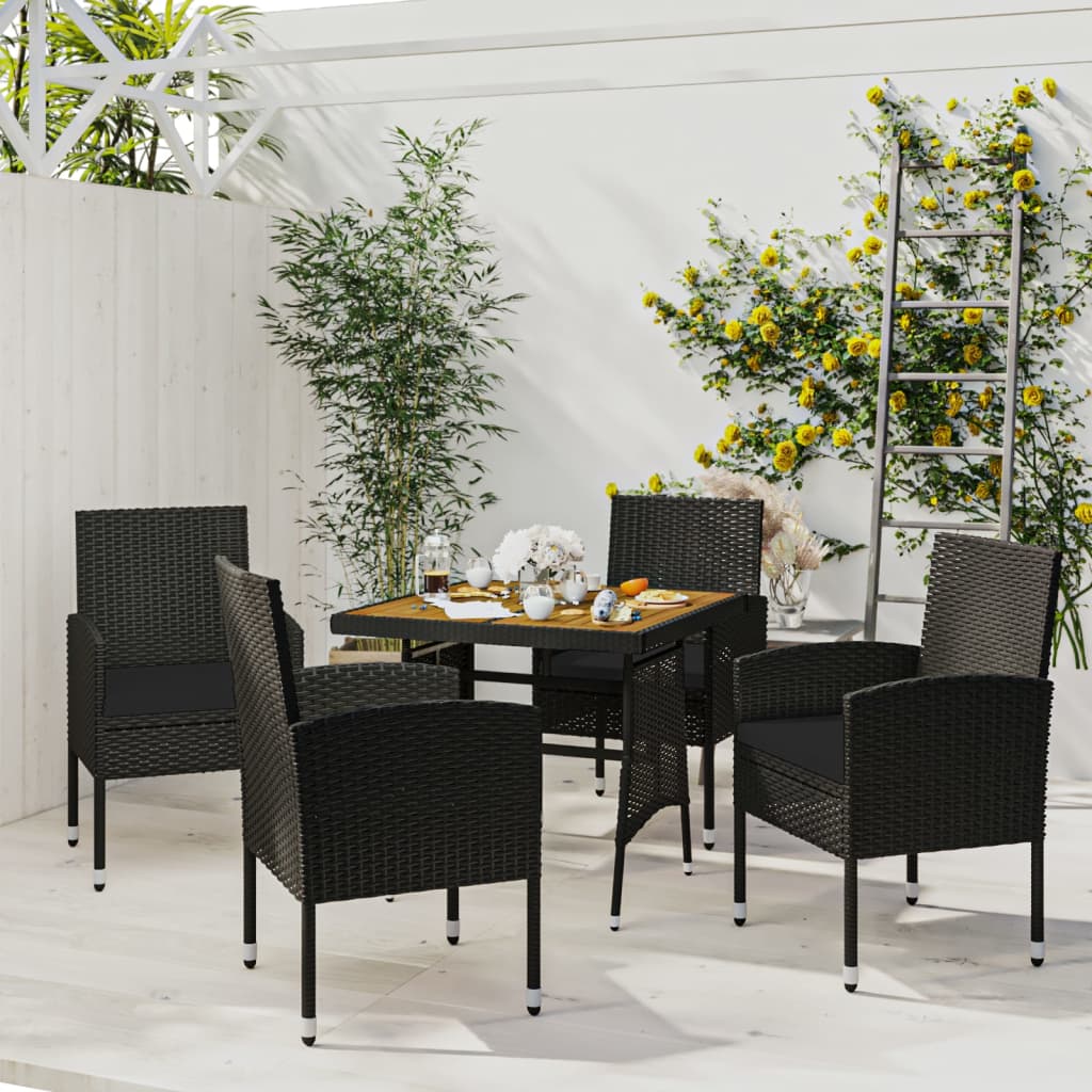 3-Delige Tuinset Poly Rattan