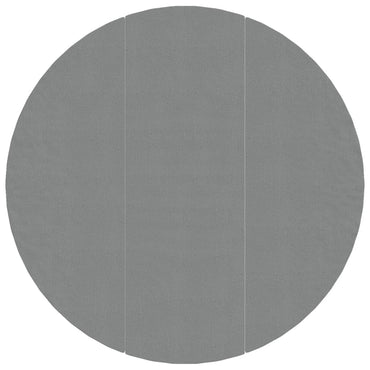 Zwembadgrondzeil Ø396 Cm Polyester Geotextiel Lichtgrijs