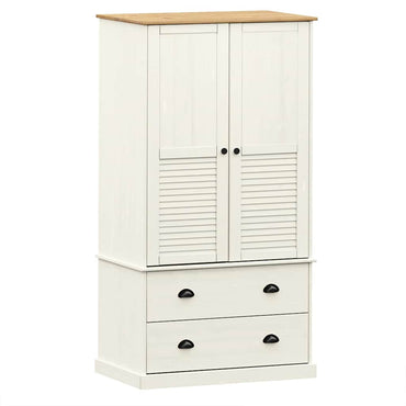 Kledingkast Vigo 90X55X170 Cm Massief Grenenhout