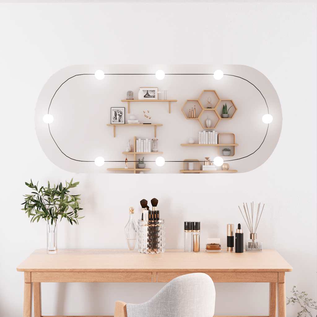 Spiegel Met Led-Verlichting Glas