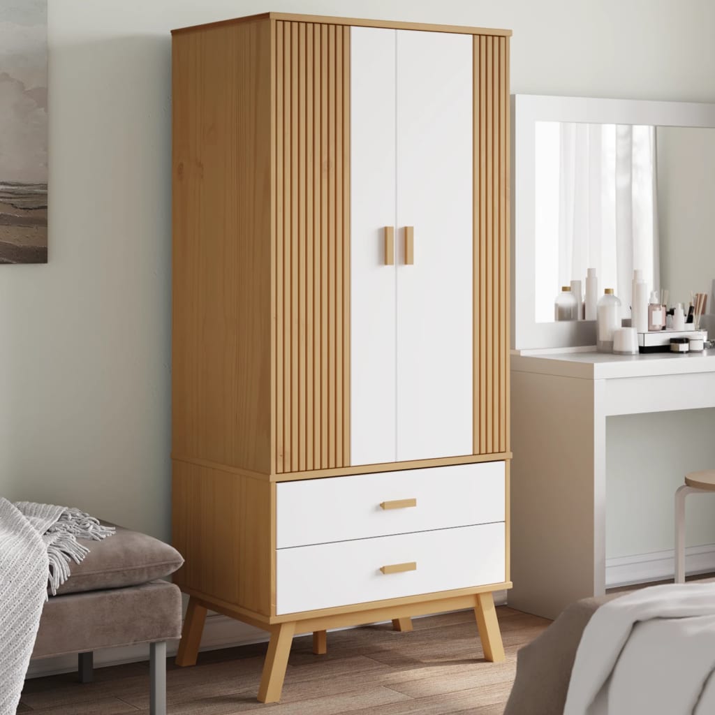 Kledingkast Olden 76,5X53X172 Cm Grenenhout