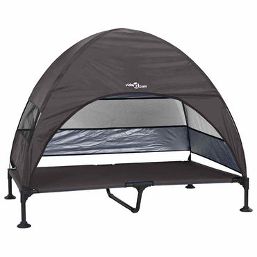 Verhoogd Hondenbed 127 X 81 X 108 Cm Stof En Staal
