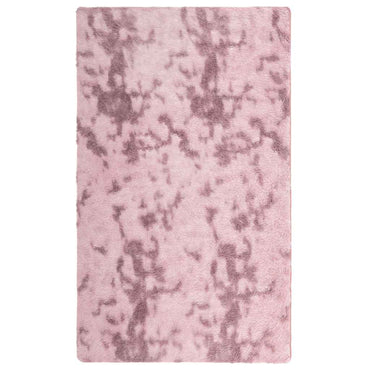Hoogpolig Vloerkleed Navarra Polyester Stoffig Roze Dusty Pink