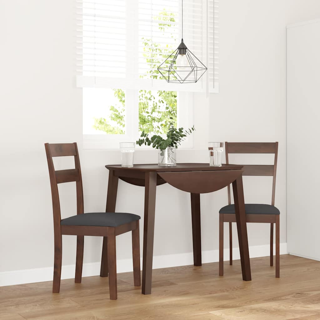 Eetkamerstoelen Met Kussens Massief Hout Naturel Rubber