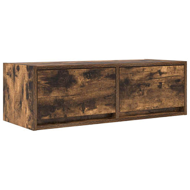 Tv-Meubel 80X31X25,5 Cm Bewerkt Hout Kleurig