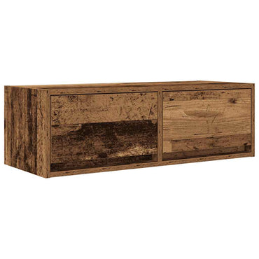 Tv-Meubel 80X31X25,5 Cm Bewerkt Hout Kleurig