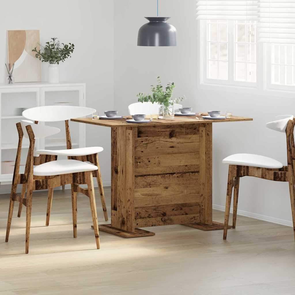 Eettafel 110X60X75 Cm Bewerkt Hout