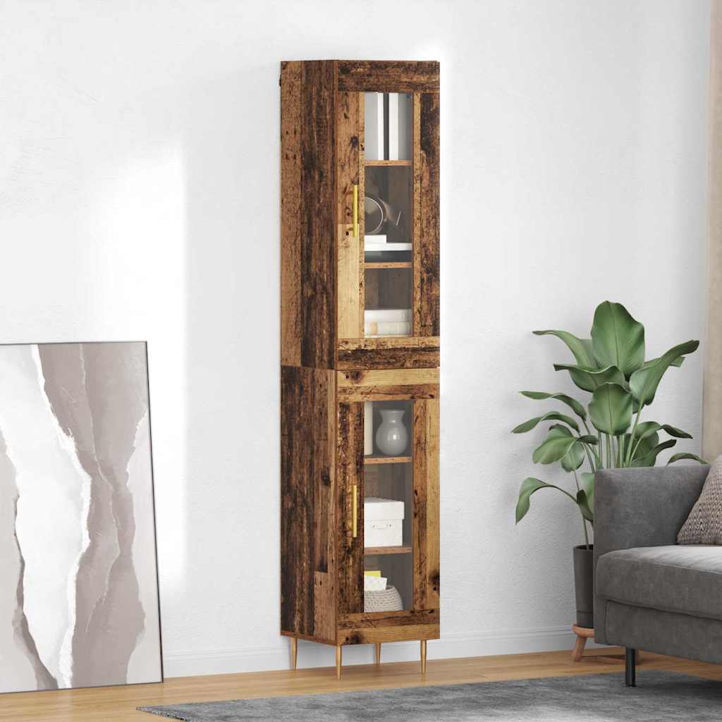 Hoge Kast 2 Pcs Glas