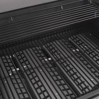 Gas Barbecue Grill Met Wiel Zilver Staal Met Metaal Slang