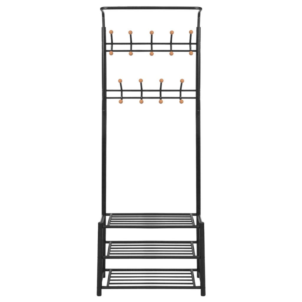 Kledingrek Met Schoenenopberger 68X32X182,5 Cm