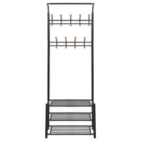 Kledingrek Met Schoenenopberger 68X32X182,5 Cm