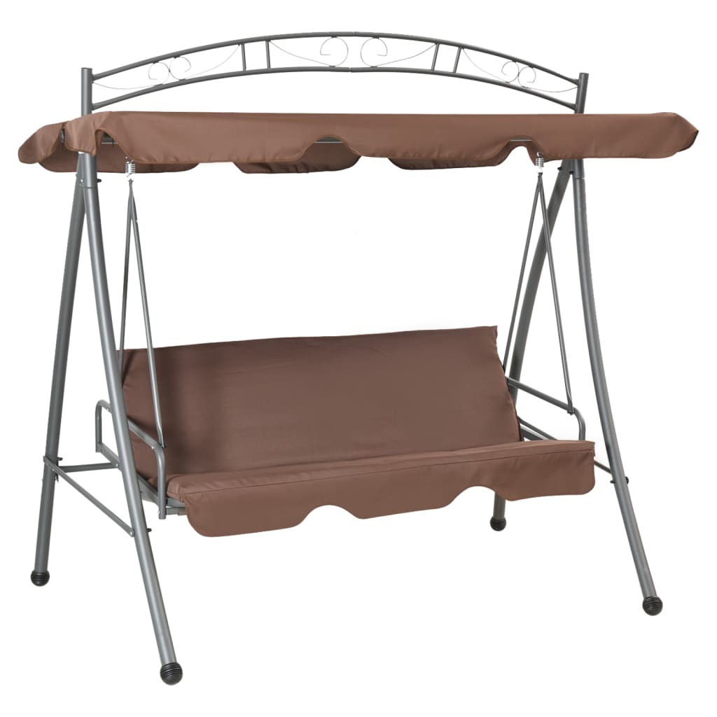 Schommelbank Met Luifel 198 Cm Stof En Staal