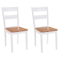 Eetkamerstoelen Met Kussens Massief Hout Naturel Rubber