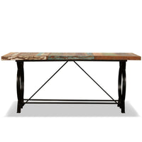 Eettafel 180 Cm Massief Gerecycled Hout