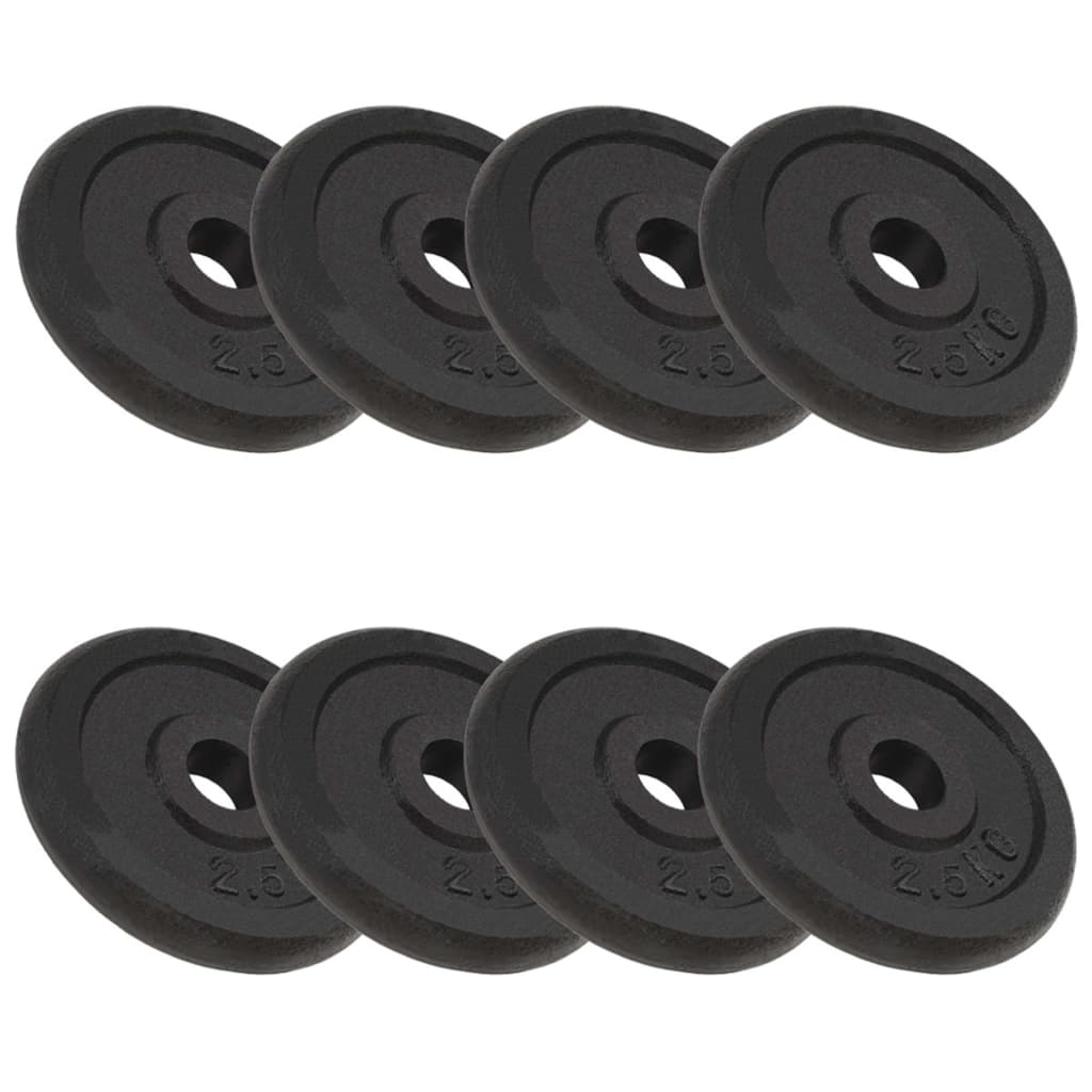 Halterschijven 2 St 2X15 Kg Gietijzer