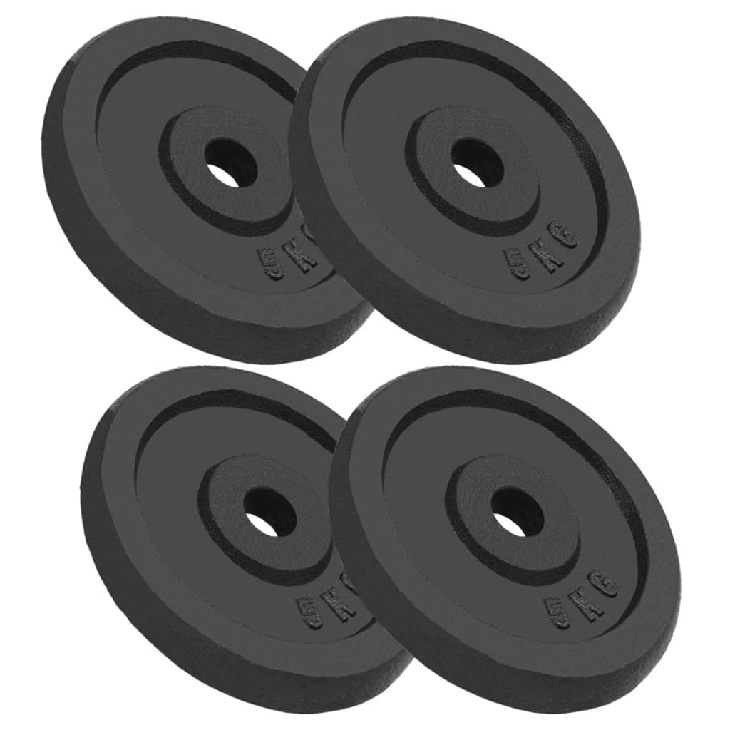 Halterschijven 2 St 2X15 Kg Gietijzer
