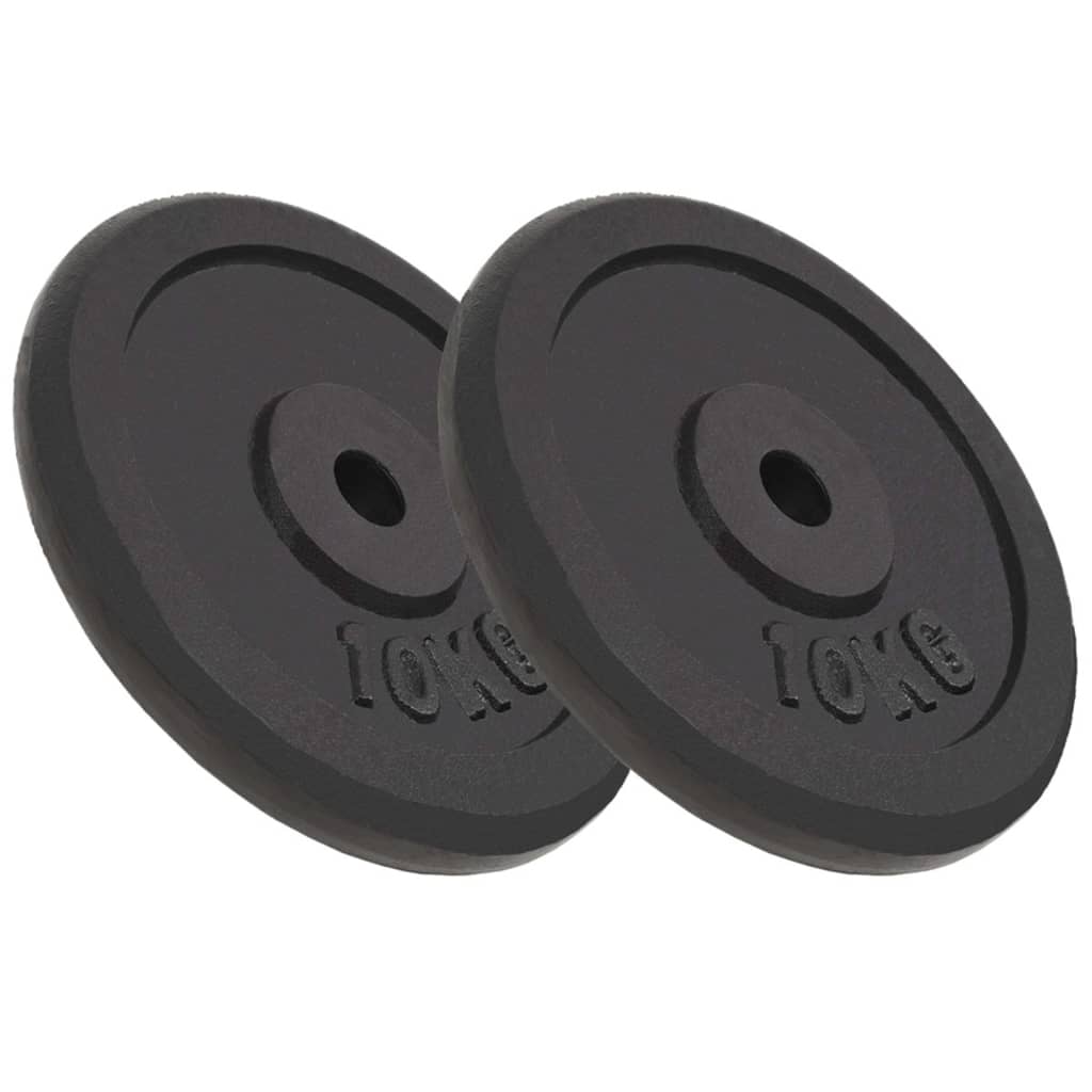 Halterschijven 2 St 2X15 Kg Gietijzer