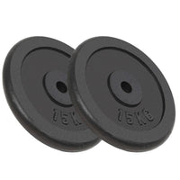 Halterschijven 2 St 2X15 Kg Gietijzer
