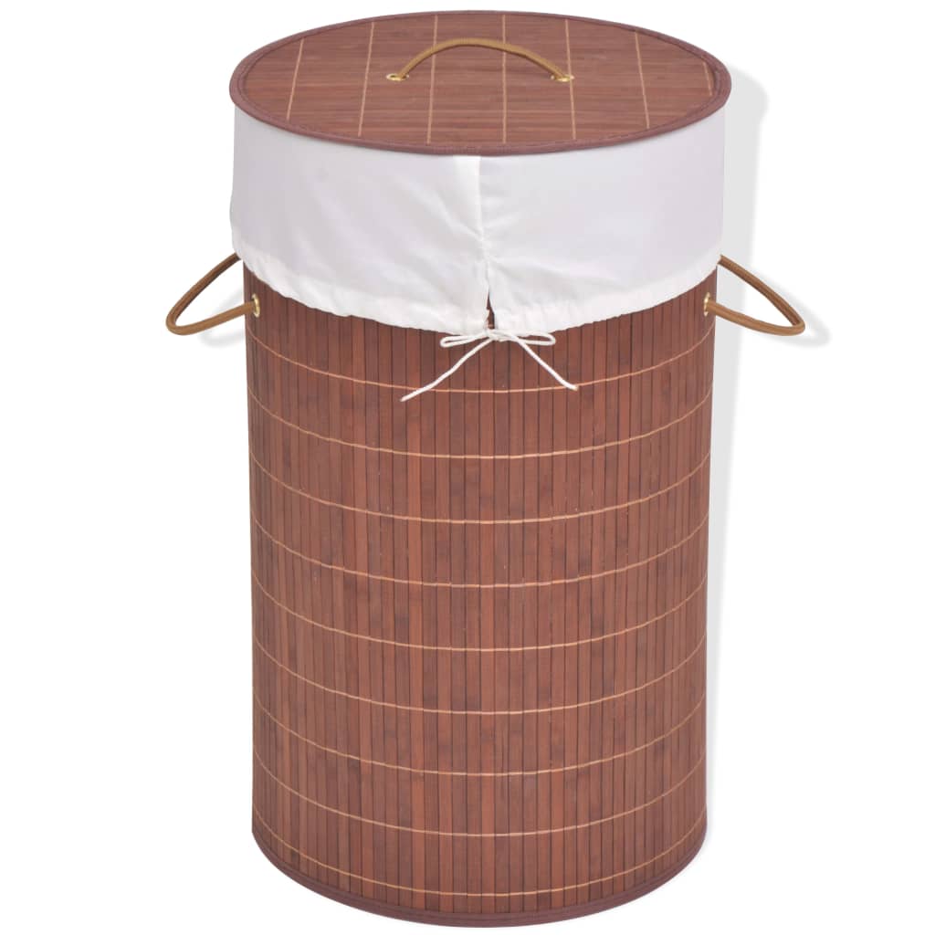 Wasmand Rond Bamboe
