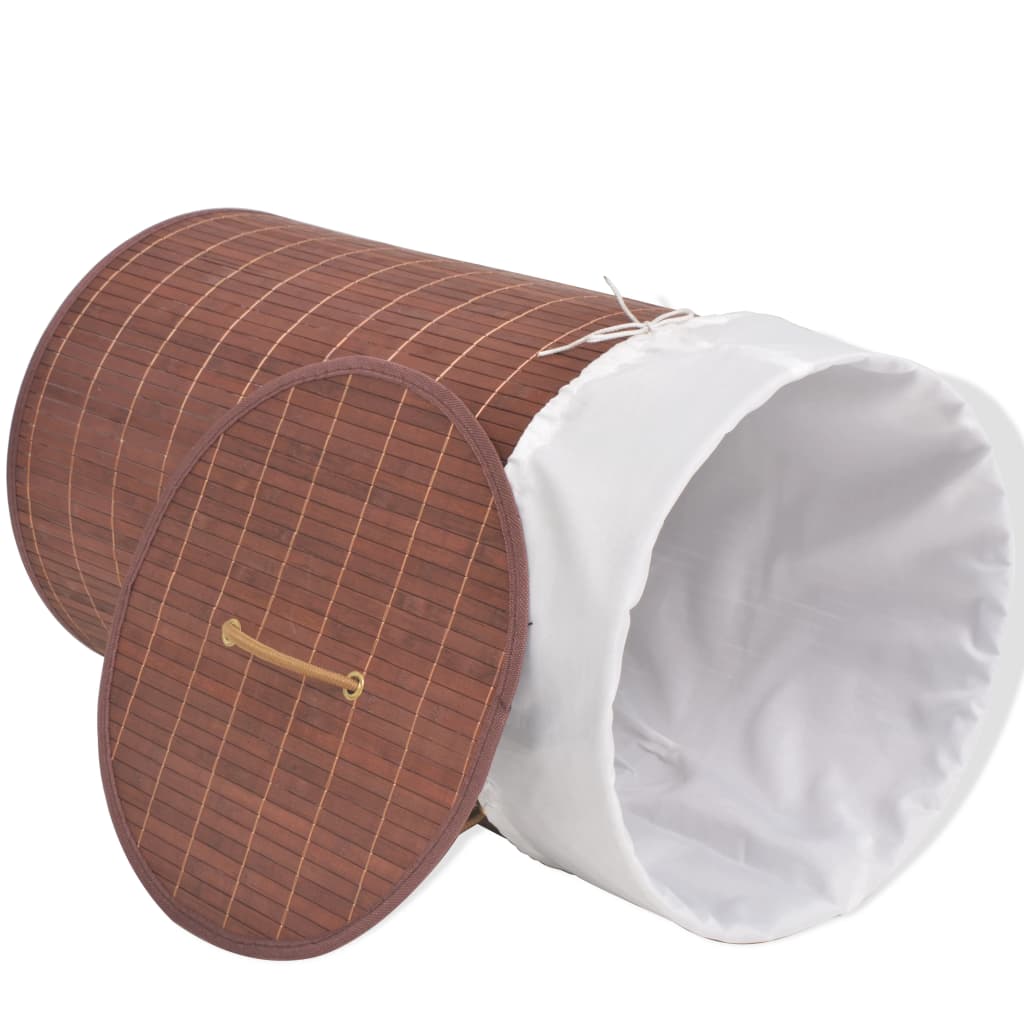 Wasmand Rond Bamboe