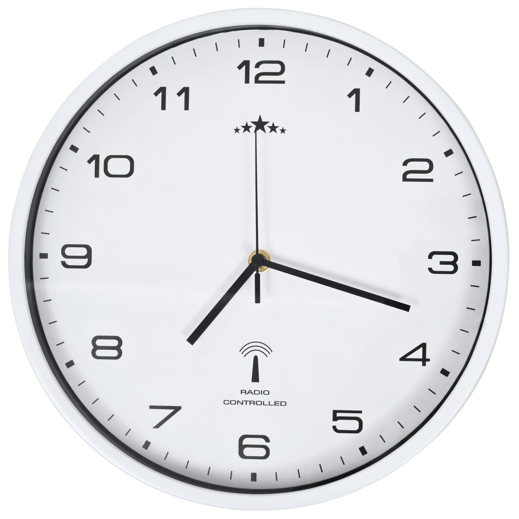 Wandklok Met Quartz Uurwerk Radiogestuurd 31 Cm