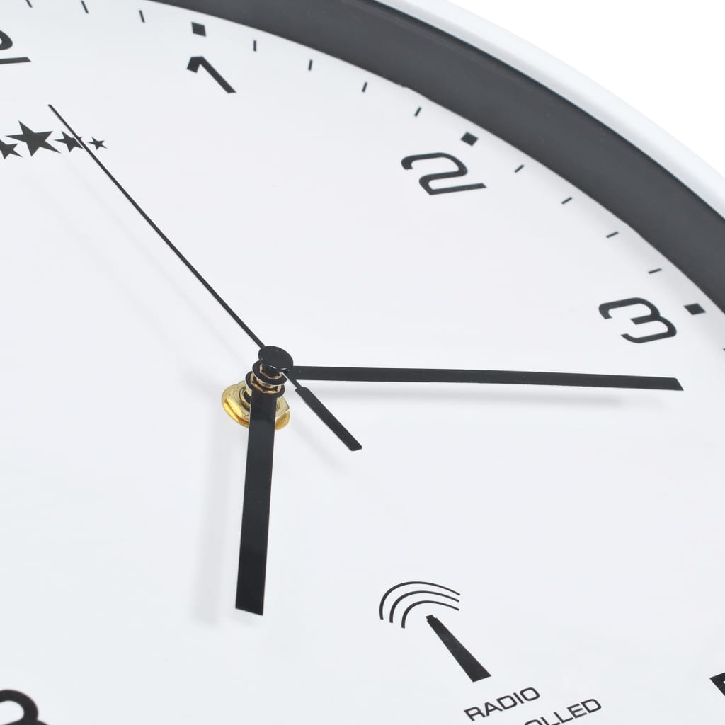 Wandklok Met Quartz Uurwerk Radiogestuurd 31 Cm