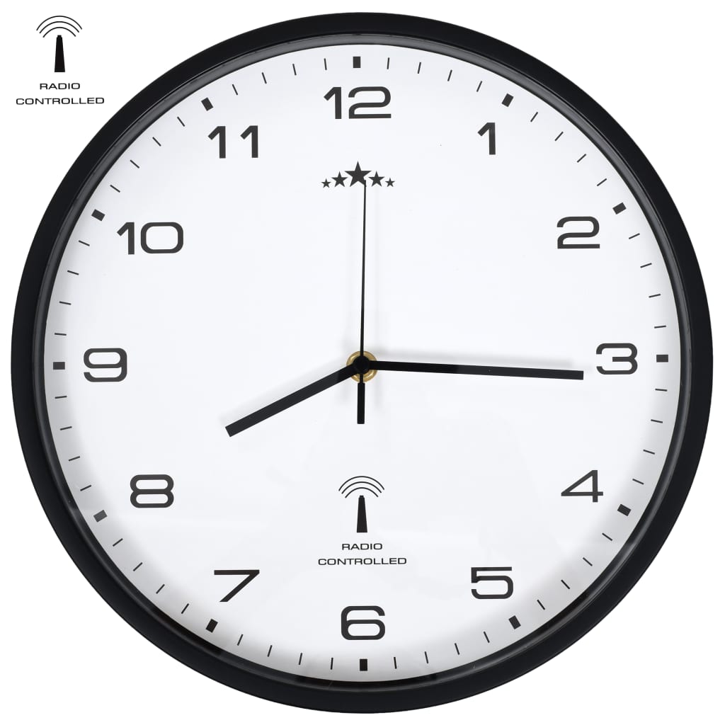 Wandklok Met Quartz Uurwerk Radiogestuurd 31 Cm