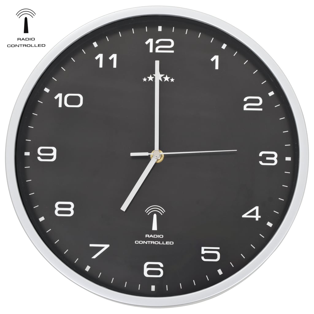 Wandklok Met Quartz Uurwerk Radiogestuurd 31 Cm