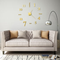 3D-Wandklok 100 Cm Xxl Modern Kleurig