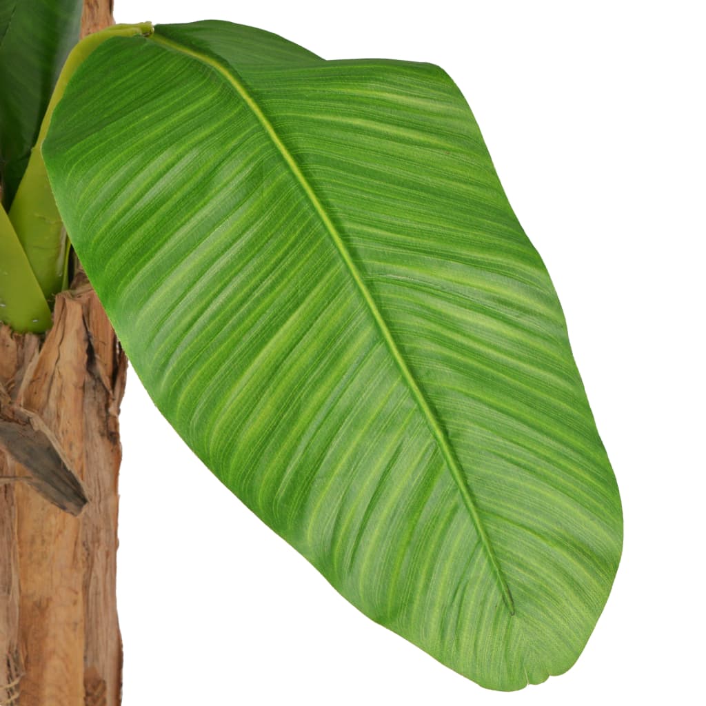 Kunst Bananenboom Met Pot Groen