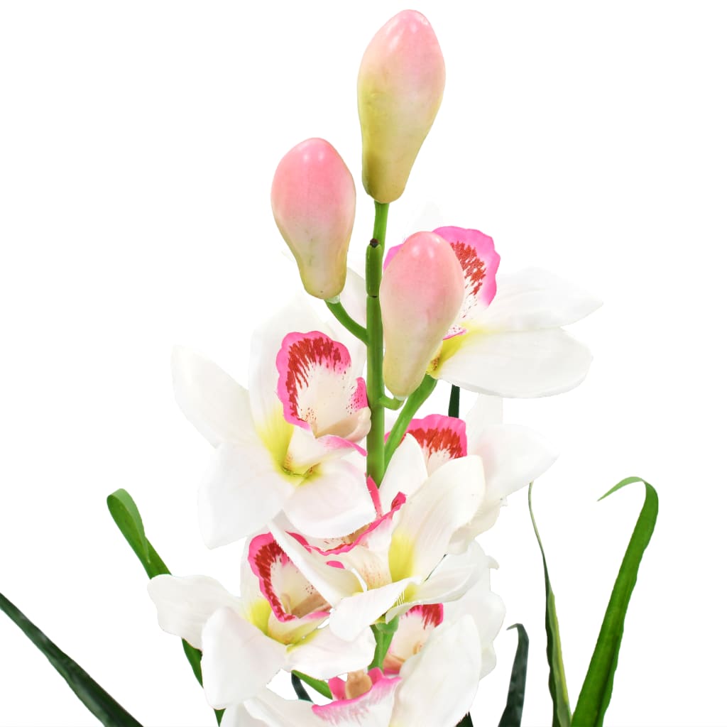 Kunstplant Met Pot Cymbidium Orchidee 100 Cm