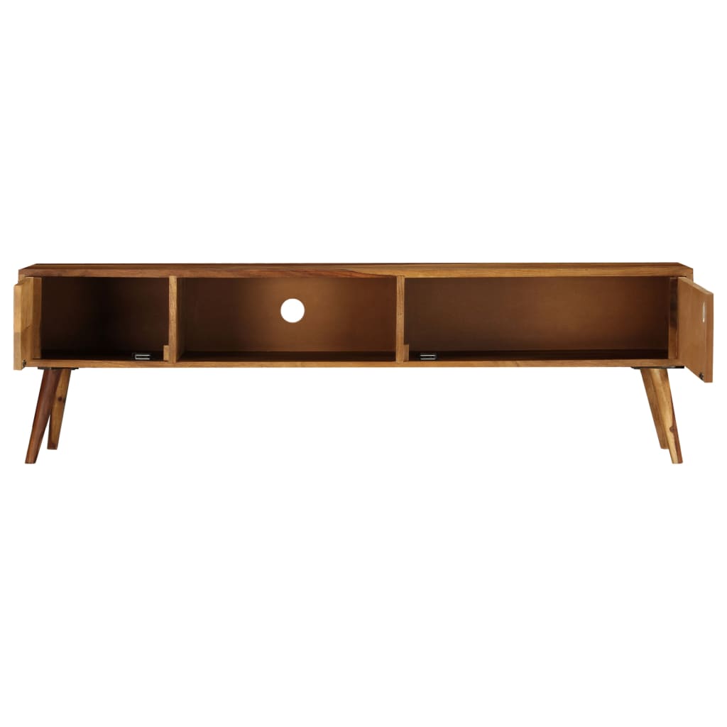 Tv-Meubel 140X30X40 Cm Massief Acaciahout