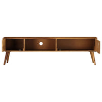 Tv-Meubel 140X30X40 Cm Massief Acaciahout