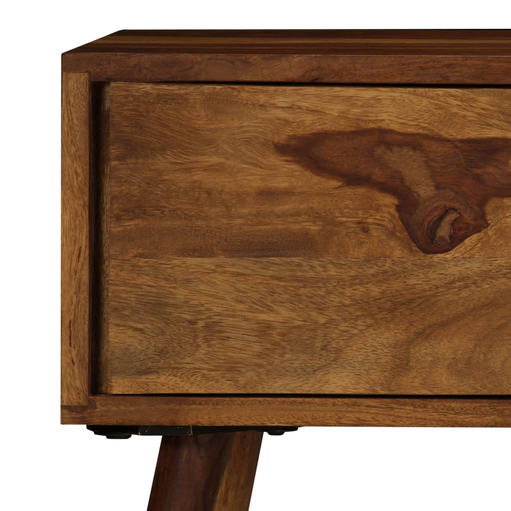 Tv-Meubel 140X30X40 Cm Massief Acaciahout
