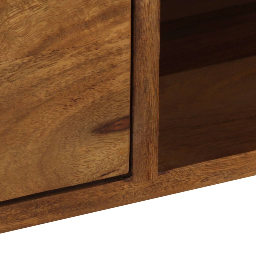 Tv-Meubel 140X30X40 Cm Massief Acaciahout