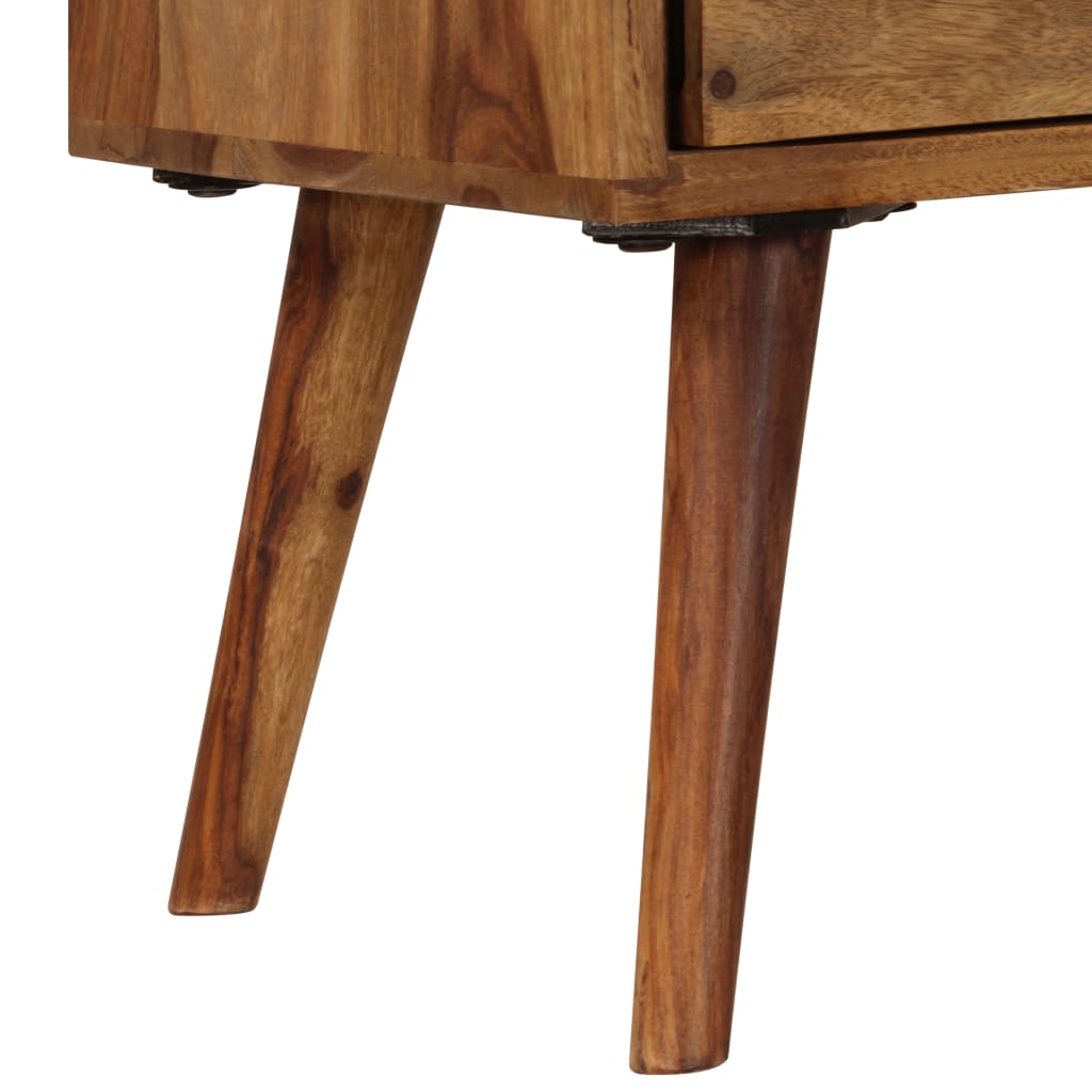 Tv-Meubel 140X30X40 Cm Massief Acaciahout