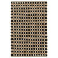 Badmattenset Handgeweven Jute En Stof Naturel En