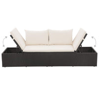 Tuinbed 195X60 Cm Poly Rattan